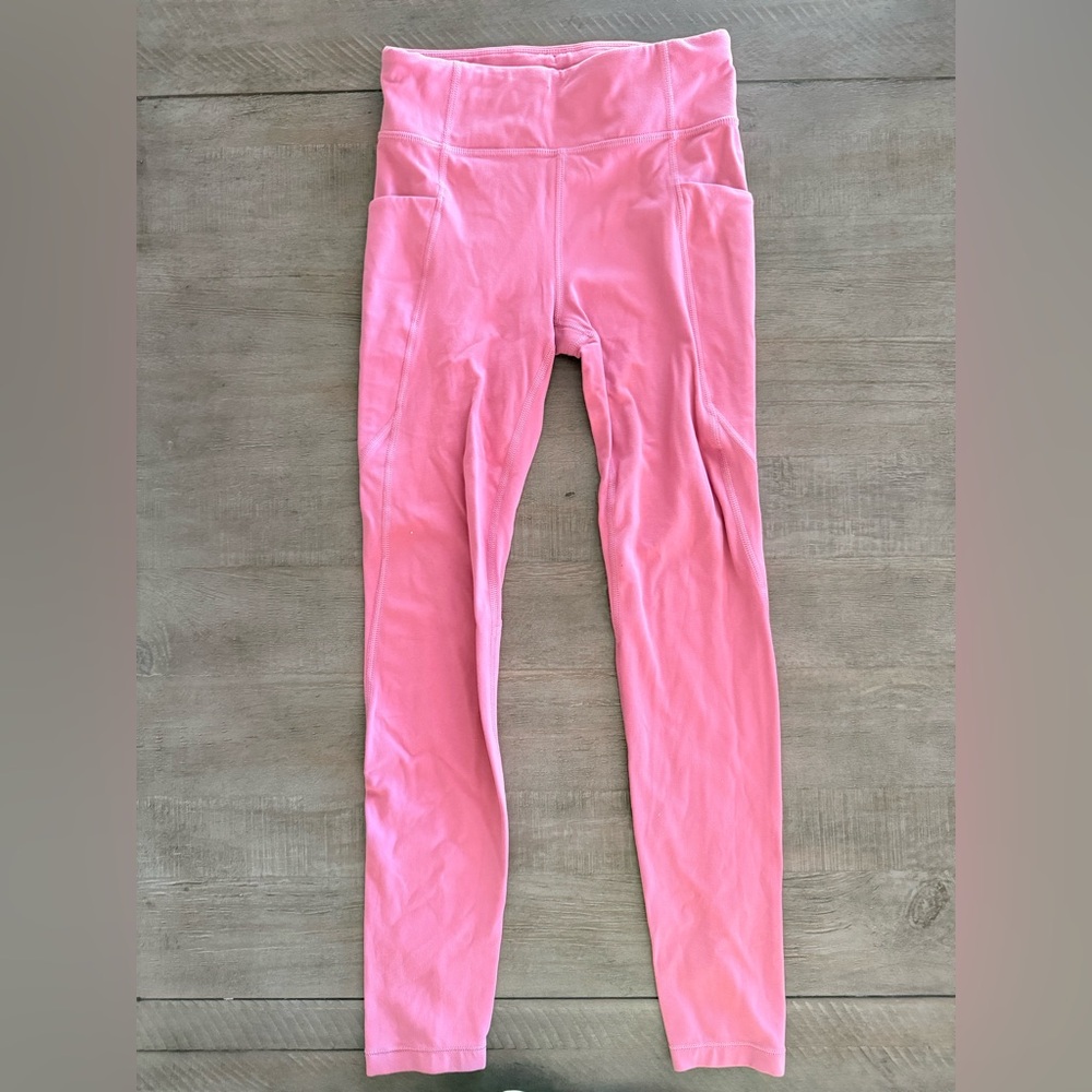 Athleta girls Pink Leggings